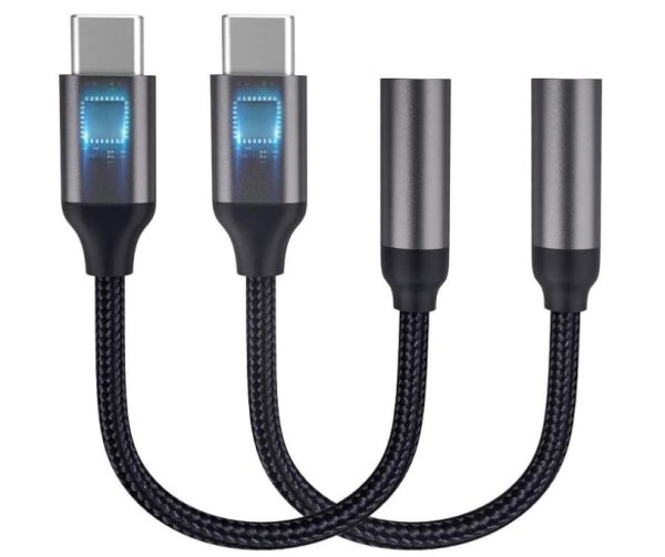 USB C a conector auriculares
