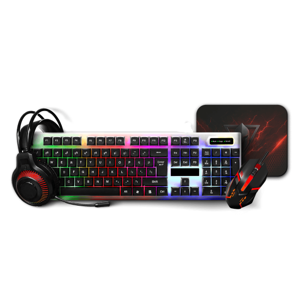 KEYBOARD GAMING Combo 4 en 1 GE08 ENV